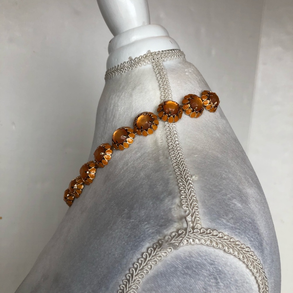 J. Crew orange statement necklace - Picture 5 of 7